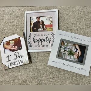 Set of 3 picture frames. Excellent used condition